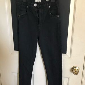 Black Cotton on Jeans